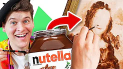 MALER KUNSTVÆRK MED NUTELLA | Lakserytteren