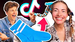5 TikTok TEGNE-HACKS - du kan lave under Corona! ft. Min Kæreste | Lakserytteren