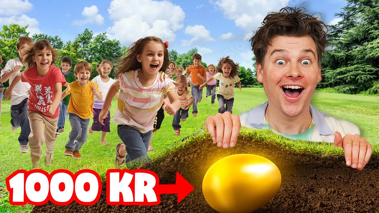 1000 KR ÆGGEJAGT med FANS!