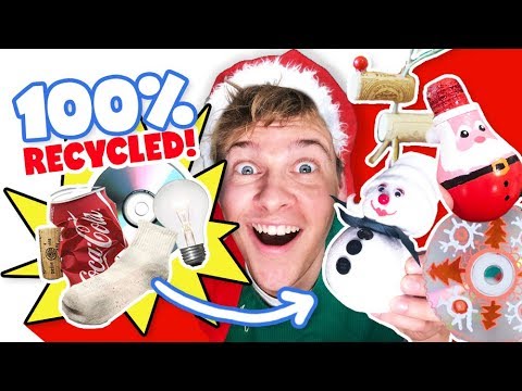 6 MUST-TRY Christmas Recycled Decoration - made with ZERO BUDGET! | HelloRasmus