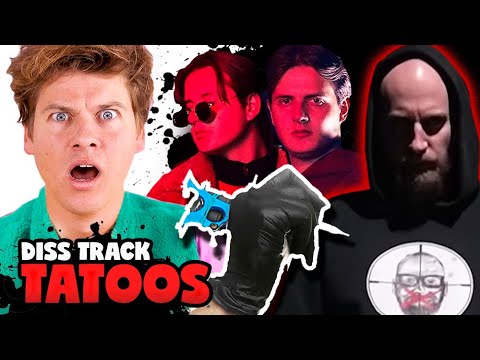 Tegner TATOVERINGER til YouTubere! (Johnni Gade VS Kender Du Det & ZagiMC) | Lakserytteren