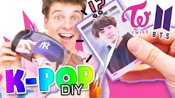 DESTROYING K-POP MERCHANDISE - and making it better!! KPOP DIY: BTS, TWICE, EXO  | HelloRasmus