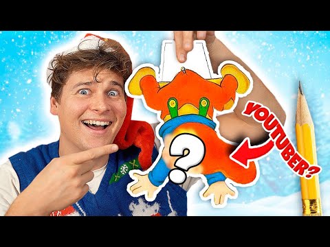 TEGNER YOUTUBERE som kravlenisser - Jul med Lakse - 4. december | Lakserytteren