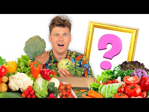 Laver et kunstværk af GRØNTSAGER! | Lakserytteren