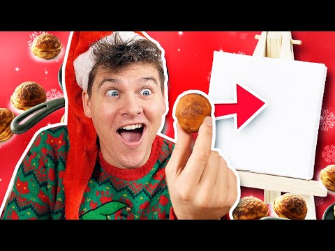 Kunstværk af 100 ÆBLESKIVER - Jul med Lakse - 19. December | Lakserytteren