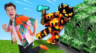 Spiller Minecraft FOR FØRSTE GANG med MrSpyplant!