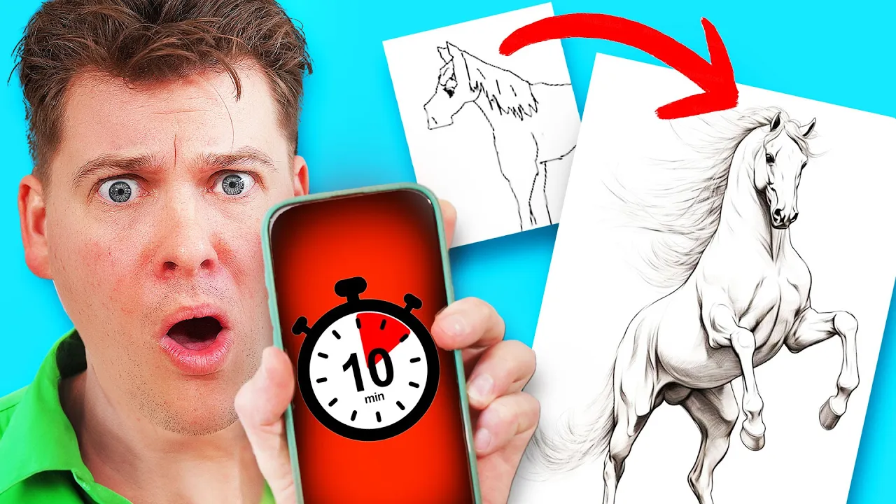 TESTER TEGNE HACKS  - Hest på 10 minutter?