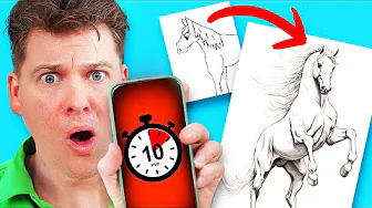 TESTER TEGNE HACKS  - Hest på 10 minutter?