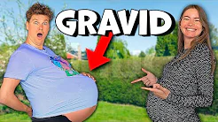 Jeg er GRAVID i en hel dag!! | Lakserytteren