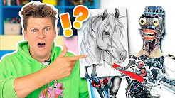 Hvem tegner bedst: LAKSE VS. COMPUTER? | Lakserytteren