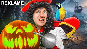 Skærer UHYGGELIGE græskar som en PIRAT!