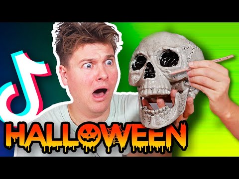5 HALLOWEEN TIKTOK tegne hacks! | Lakserytteren