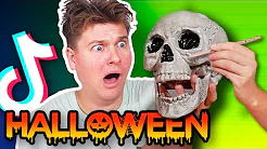 5 HALLOWEEN TIKTOK tegne hacks! | Lakserytteren