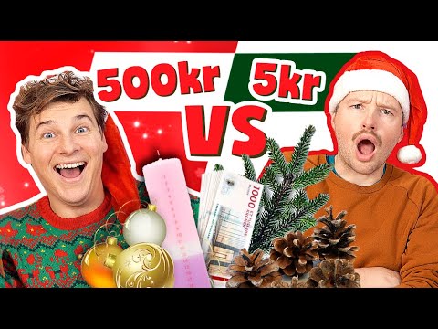 DYR vs BILLIG juledekoration! Jul med Lakse - 1. december | Lakserytteren