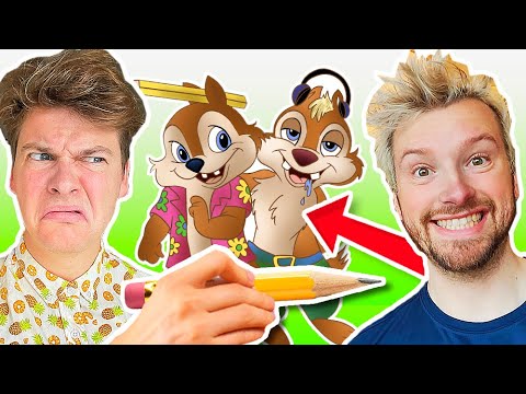 Tegner MARK og MIG som superhelte! | Lakserytteren