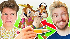 Tegner MARK og MIG som superhelte! | Lakserytteren