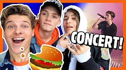 BURGER DATE with BAM & Jacob Sartorius concert | HelloRasmus
