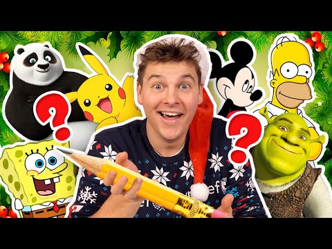 TEGNER JULEMANDEN som tegneseriefigurer! - Jul med Lakse - 14. December | Lakserytteren