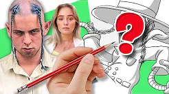 TEGNER YOUTUBERE 6 (Albert Dyrlund, Emilie Briting, Anton) | Lakserytteren