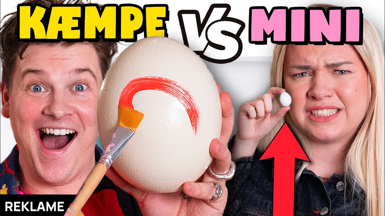 MEGA vs MINI påskeæg!