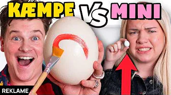 MEGA vs MINI påskeæg!