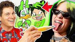 Tegner BILLIE EILISH som tegneserie-figurer! | Lakserytteren