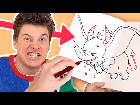 ØDELÆGGER MALEBØGER med tegning!!  Lakserytteren