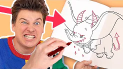 ØDELÆGGER MALEBØGER med tegning!!  Lakserytteren