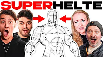 TEGNER YOUTUBERE som superhelte! (ProdigyDK, Beduna, Comkean)