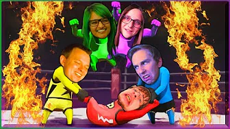 Gang Beasts SQUAD går AMOK! M. RobinSamse, Kaja & Gamle!