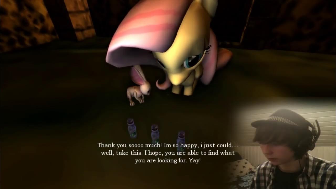 FLUTTERSHY I AMNESIA?! The Small Horse II-B - The Abuse (MED LYD!)