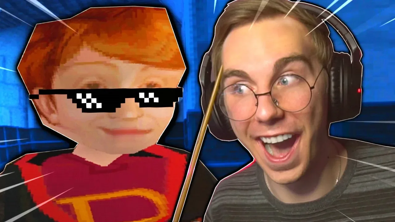 JEG KAN IKKE STOPPE MED AT GRINE! | Harry Potter PS1