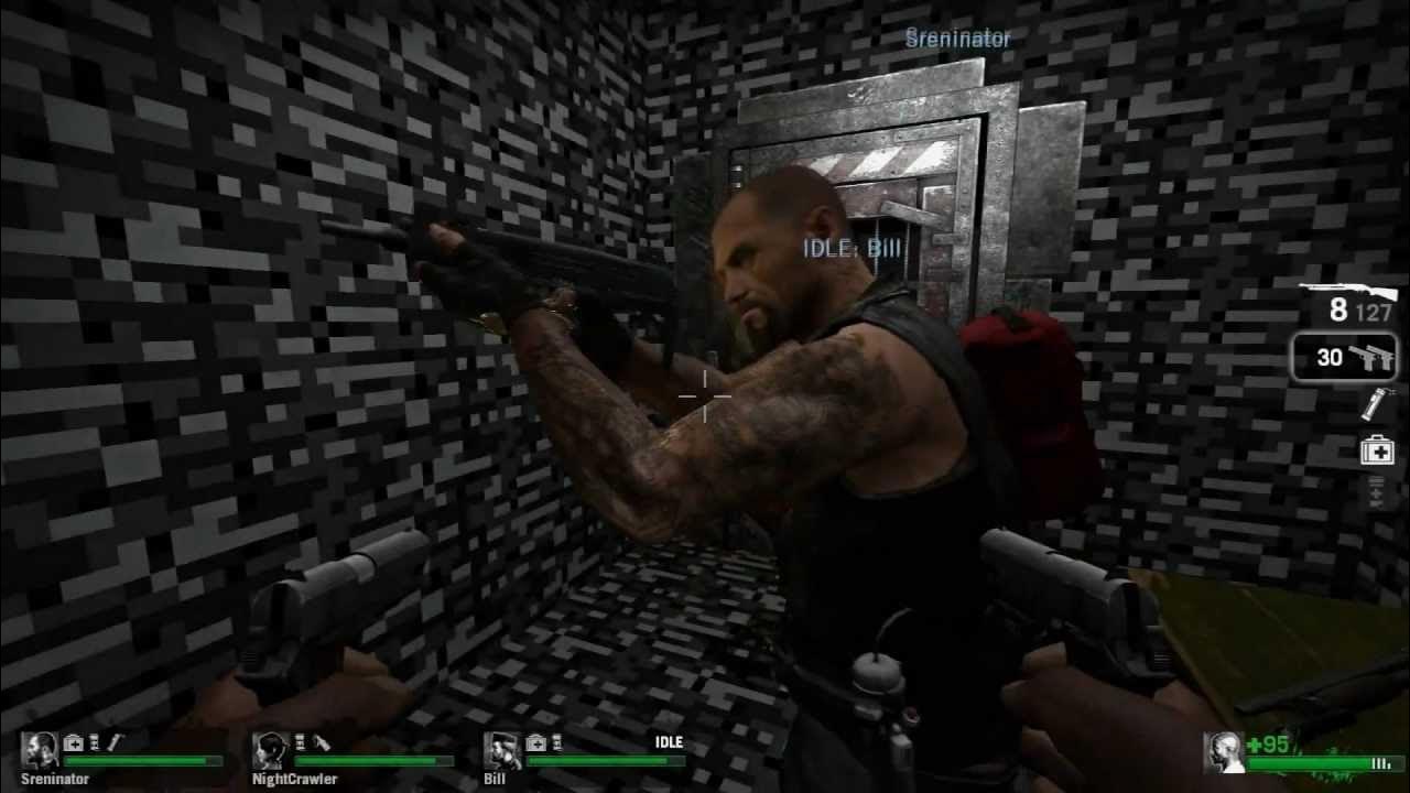 LMH GAMING - Left 4 Minecraft?! (Custom Map) Del 2