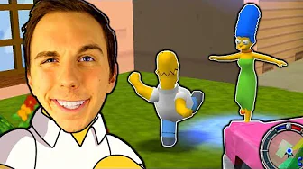 GTA Møder THE SIMPSONS! | Simpsons Hit and Run