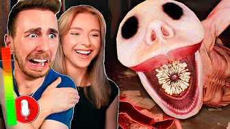 Jeg viste min kæreste et GYSERSPIL, hvor monsteret kan HØRE OS.