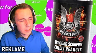 Agario & Trinidad Scorpion Chili Peanuts! | Lasse spiller Agar.io