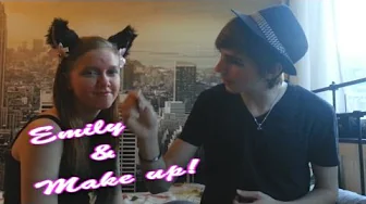 Emily får make up på! Lasse Med Hatten og Emily edition 2!