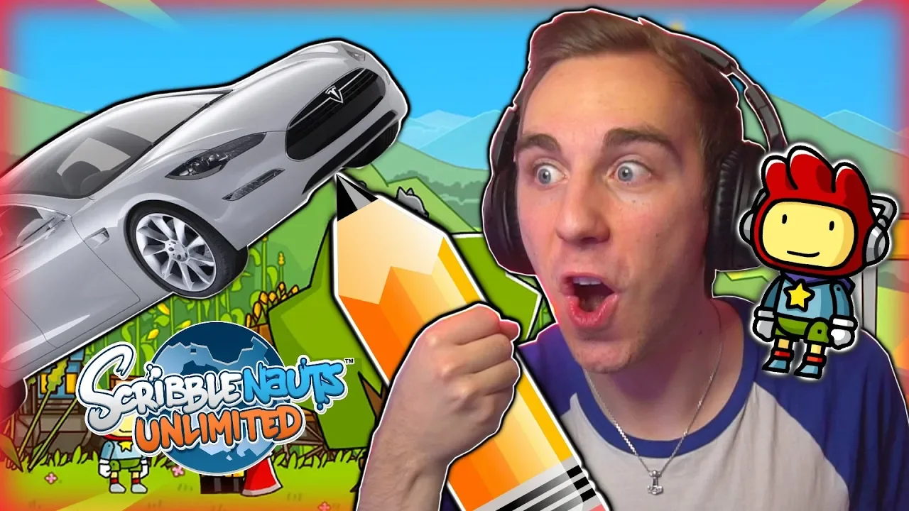 Vi laver en TESLA!  | Scribblenauts Unlimited