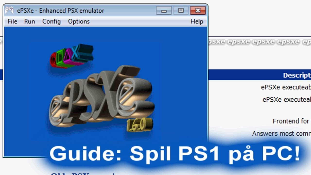 Spil PlayStation 1 på PC guide! (Subscriber Special)