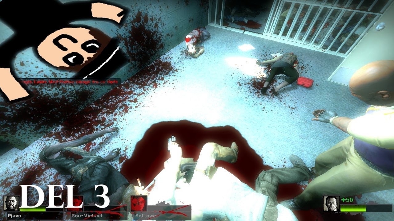 Pjavn og LasseMedHatten på eventyr! L4D2 - BLITZ 2 (del 3)