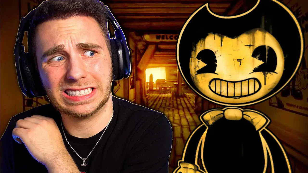 UHYGGELIG TEGNEFILM? (Noget er HELT GALT...) - Bendy and the Ink Machine (Kapitel 1)