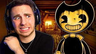 UHYGGELIG TEGNEFILM? (Noget er HELT GALT...) - Bendy and the Ink Machine (Kapitel 1)