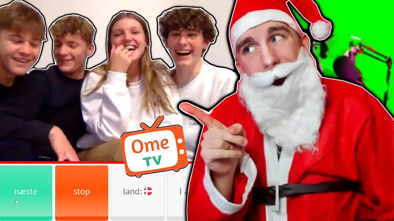 Jeg er JULEMANDEN PÅ OMETV! | OMETV (Snakker med fans)