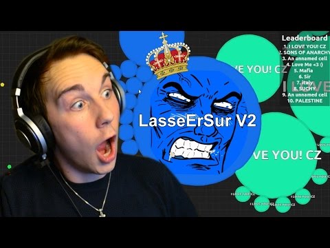 LMH er EN AF DE BEDSTE?! | Lasse spiller Agar.io