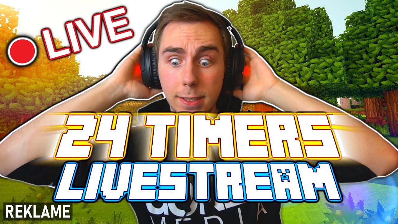 24 TIMERS Livestream med Minecraft RTX!