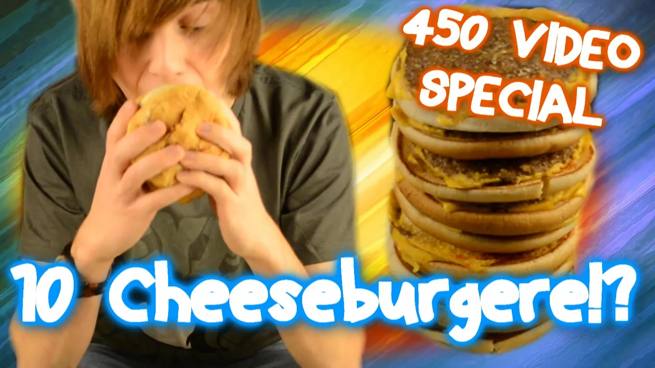 McD KÆMPE "10 cheeseburgere" BURGER! | VIDEO #450 SPECIAL!