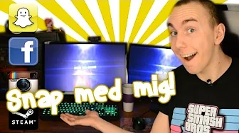 Min Snapchat, EKSTRA kanal og NY PC? | Vlog