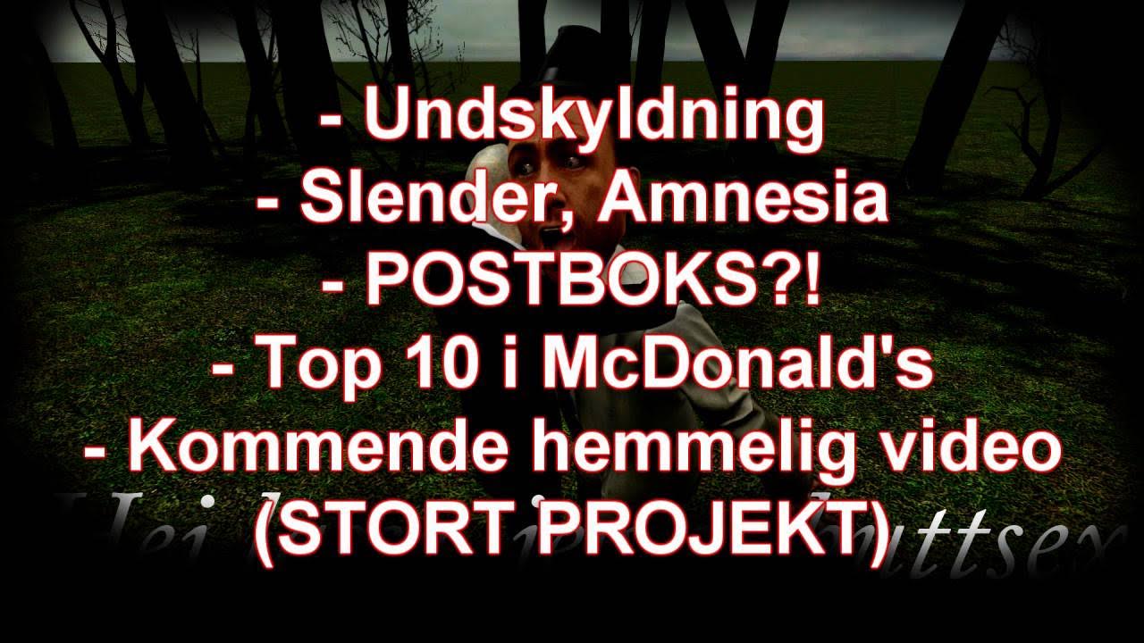 LMH Vlog #28 - Postboks? Slender? Amnesia?