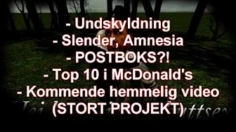 LMH Vlog #28 - Postboks? Slender? Amnesia?
