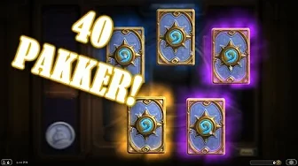 Åbner 40 Card Packs i Hearthstone!